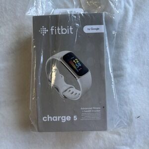 fitbit Charge 5 White Fitness Tracker